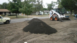 Yard grading Yard grading