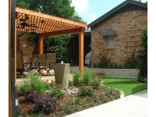 Arbor & water feature